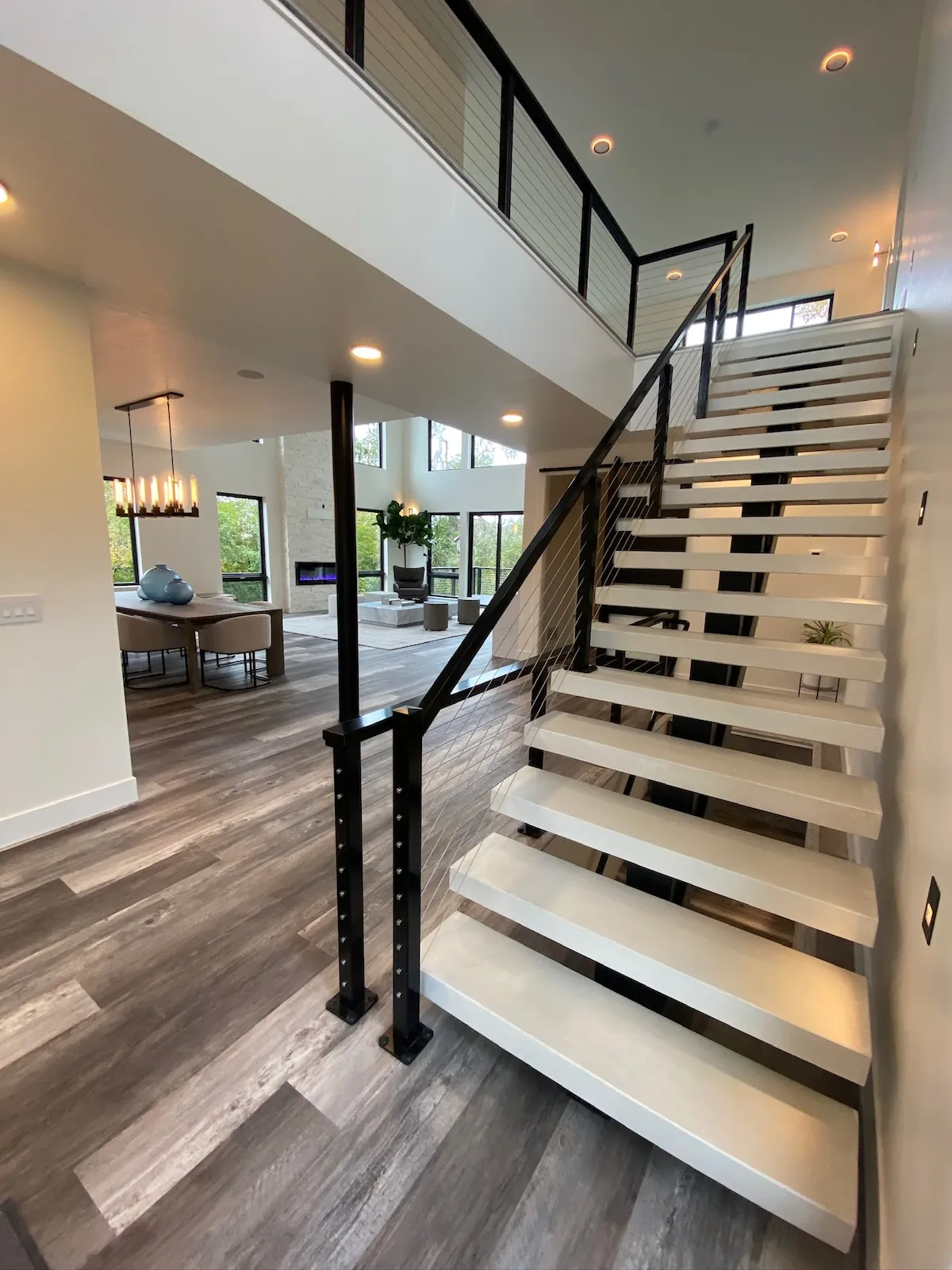 Concrete stair detail